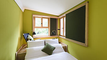 Groene kamer hotel Wedina Hamburg