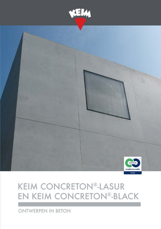 KEIM Concreton-Lasur and KEIM Concreton-Black NL