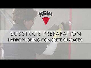 Substrate Preparation - Hydrophobic concrete surfaces
