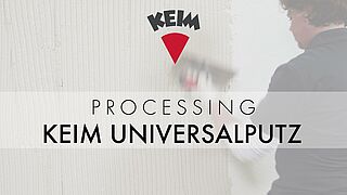 Processing of renders - KEIM UNIVERSALPUTZ