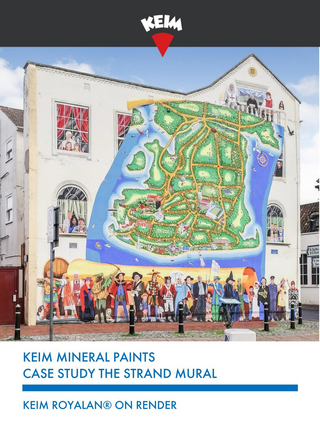 Case Study UK: The Strand Mural, Southsea (Keim Royalan onto render)