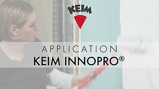 Application of wall paints – KEIM INNOPRO®