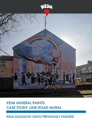 Case Study UK: Link Road Mural, Peterborough (KEIM Soldalit onto previously painted)