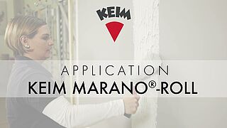 Application of fillers - KEIM MARANO-® ROLL