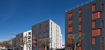 Wohngebäude gestrichen mit KEIM Concretal-W und KEIM Granital
