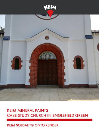 Case Study UK: The Assumption Of Our Lady Church, Englefield Green, London (Keim Soldalit onto render)