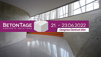 [Translate to German:] The BetonTage congress for concrete solutions