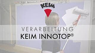 Verarbeitung von Wandfarben - KEIM INNOTOP®