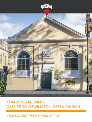Case Study UK: Newington Green Unitarian Church, London (KEIM Soldalit-ME &amp;amp;amp; KEIM Optil onto lime)