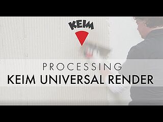 Application of render - KEIM UNIVERSAL RENDER