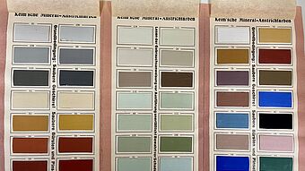 KEIM colour card from1923
