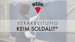 Verarbeitung von Fassadenfarben - KEIM SOLDALIT®
