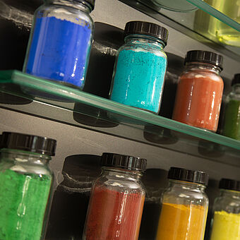 [Translate to Spanish:] Mineral pigments